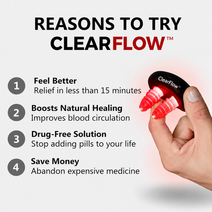 ClearFlow™ Red Light Nasal Therapy Device