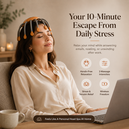 CrownSpa™ head massager