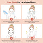 with 3D Roller Wireless Microcurrent Facial Massager 3 Intensity Levels Rechargeable Lifting Toning Tool Portable Easy to Use